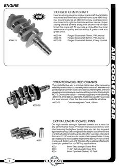 Bug Pack Catalog | PDF | Piston | Cylinder (Engine)