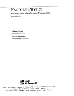 Factory Physics | PDF