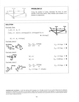Chapter 6 Solutions Vector Mechanics | PDF