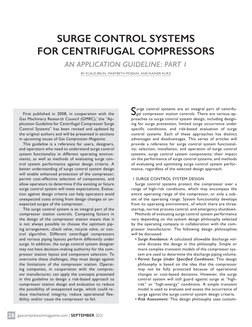 Surge Control Systems in Compressors | PDF | Gases | Process Engineering