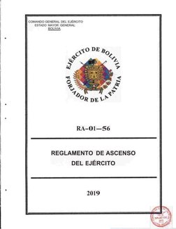 COMANDO GENERAL DEL EJÉRCITO
ESTADO  MAYOR GENERAL
BOLIVIA
•
•
•
RA-01-56
REGLAMENTO DE ASCENSO
DEL EJÉRCITO
•