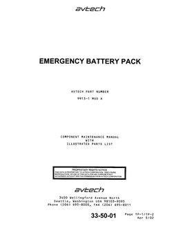 AVTECH Emergency Battery Kit Guide | PDF