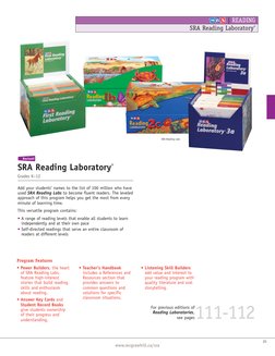 Sra Box Sra Reading Laboratory Grades K 12 | PDF | Phonics | Written Communication