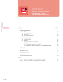 98 12 MPI 2
Clave: 800/16000/DCO/CT/024/10
Revisión: 1
Fecha: 01/01/2010
CRITERIOS TÉCNICOS 
ETAPAS DE DISCIPLINA OPERATIVA: