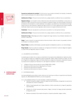 100 12 MPI 2
Frecuencia de realización de la actividad. Es la frecuencia en que se realiza la actividad a ser evaluada, consi