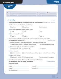 Placement Test 
tests
Upgrade 9
Name _______________________________________     No.  _________   Class _________   
Date _