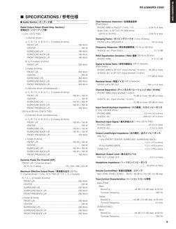9
RX-A3060/RX-V3081
RX-A3060/RX-V3081
Total Harmonic Distortion / 全高調波歪率 
(Pure Direct)
PHONO (MM) to PreOUT (1 kHz, 1 V) ...