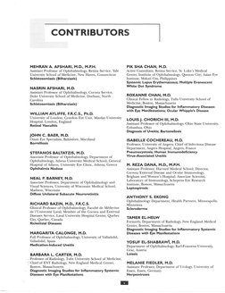 I
MEHRAN A. AfSHARI, M.D., M.P..H.
Assistant Professor of Ophthalmology, Retina Service, Yale
University School of Medicine,