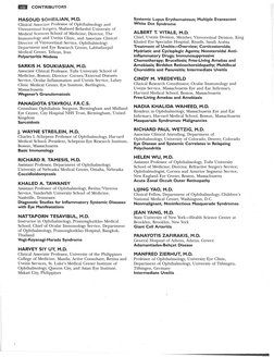 MASOUD
M.D.
Clinical Associate Professor of Ophthalmology and
Vitreoretinal Surgery, Shaheed Beheshti University of
Medical S