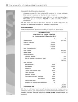 Sole Trader Financial Statements Guide | PDF | Debits And Credits | Expense