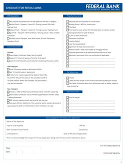 Federal Bank Retail Loan Application Form | PDF | Loans | Banks