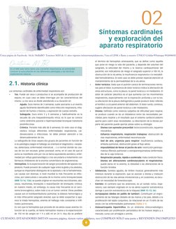 02
Síntomas cardinales
y exploración del
aparato respiratorio
Única página de Facebook: bit.ly/ 3bdIuBO Tenemos MÁs de 11