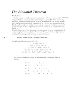 Binomial Theorem Explained and Examples | PDF | Mathematical Proof ...