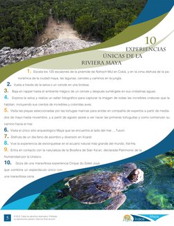 5
© 2018. Todos los derechos reservados. Prohibida
su reproducción parcial o total con fines de lucro
1. Escala los 120 escal