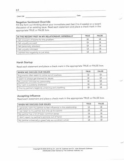 Gottman Assessment | PDF