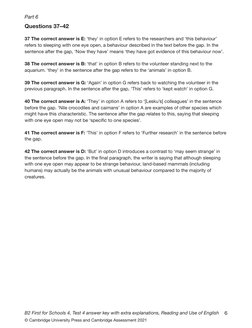 B2 First for Schools Test 4 Answers | PDF | Verb | Adjective