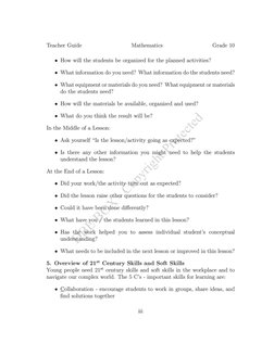 Grade 10 Maths Teacher Guide PDF | PDF