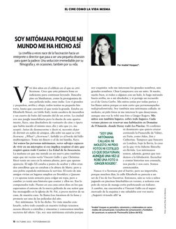 10  OCTUBRE 2023 · FOTOGRAMAS.ES
V
iví dos años en el ediﬁ cio en el que se crió 
Scorsese. Creo que esta primera frase es 
s