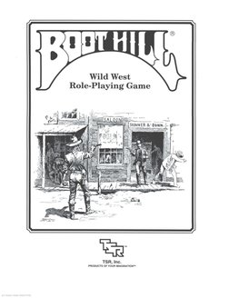 Boot Hill Referee's Screen & Mini Module - TSR 1981 - Neuf Sous Blister - Western