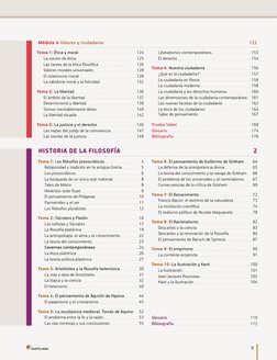 Tema 1: Ética y moral  
 124
La noción de ética  
 125
Las tareas de la ética ﬁ losóﬁ ca  
 126
Valores morales universales