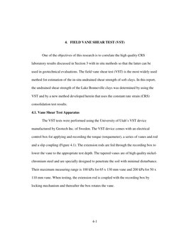 Field Vane Shear Test Methodology | PDF