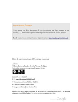 O p e n
A c c e s s
S u p p o r t
S i
e n c u e n t r a
e s t e
l i b r o
i n t e r e s a n t e
l e
a g r a d e c e r í a m o