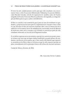 V I
F Í S I C A D E
R E A C T O R E S
N U C L E A R E S
I . U N E N F O Q U E
C O N C E P T U A L
E l
t e x t o h a
s i d o c