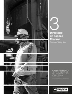 3
Seguridad en Minera Centinela. Fotógrafo: Juan Carlos Recabal
Directorio 
de Faenas 
Mineras
Directory of Mining Sites
