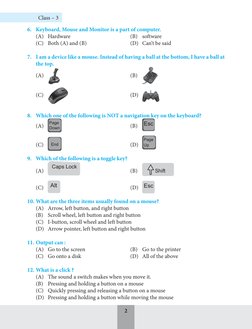 Class 3 Computer Question Paper | PDF | Computer Data Storage ...