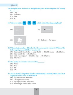 Class 3 Computer Question Paper | PDF | Computer Data Storage ...