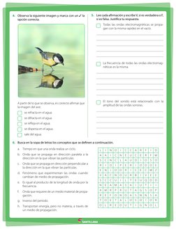 4.	 Observa la siguiente imagen y marca con un ✓ la 
opción correcta.
A partir de lo que se observa, es correcto afirmar que