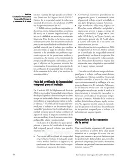 Rev Med Inst Mex Seguro Soc 2007; 45 (1): 89-96
90
Patricia
Constantino-Casas et al.
Incapacidad temporal
y economía de la sa