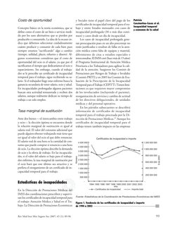 Rev Med Inst Mex Seguro Soc 2007; 45 (1): 89-96
93
Patricia
Constantino-Casas et al.
Incapacidad temporal
y economía de la sa