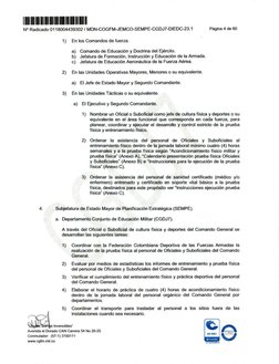 I 11111II II H I 111111111 III
N° Radicado 0118004439302/ MDN-COGFM-JEMCO-SEMPE-CGDJ7-DIEDC-23.1
Página 4 de 60
1)
En