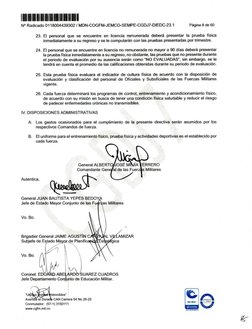 Brigadier General JAIME AGUSTN C
L
Subjefe de Estado Mgyór de Planific.:
a
AMIZAR
gica
vencibles''
. fel Dora. CAN Ca