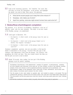 5
5
Reading   skills
2.2  Look at the remaining  questions,   4-6.  Underline   the words  that 
will  help  you locate  the