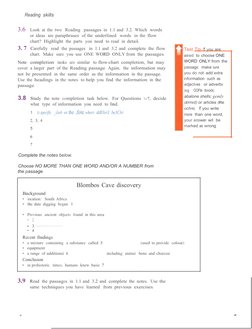 5
5
Reading skills
3.6  Look at the two  Reading  passages in  1.1 and  3.2. Which  words
or ideas  are paraphrases  of the u