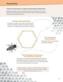 Presentación 
Te damos la bienvenida a tu cuaderno de actividades de Matemática.
Aquí podrás practicar y seguir aprendiendo e