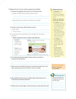 Al día siguiente...
❱❱	Después de leer el texto, realiza las siguientes actividades: 
1.	Contesta las preguntas de acuerdo co