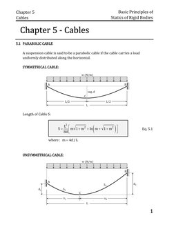 Statics Cable Problem Cables in Statics: Principles and Problems | PDF | Tension (Physics ...
