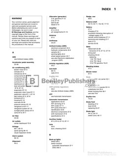Volkswagen Jetta (A5) Service Manual: 2005-2010 - Index | PDF