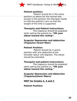 MMT Grading Scale for Muscle Testing | PDF | Anatomical Terms Of Motion ...