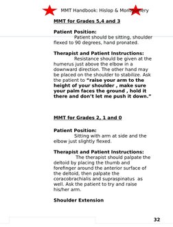 MMT Grading Scale for Muscle Testing | PDF | Anatomical Terms Of Motion ...