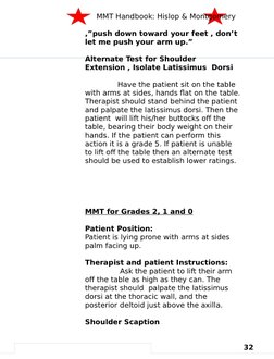 MMT Grading Scale for Muscle Testing | PDF | Anatomical Terms Of Motion ...