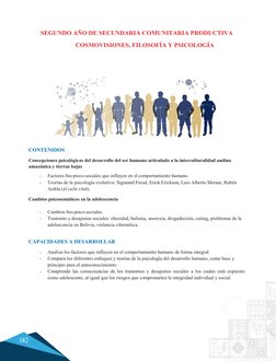 182
SEGUNDO AÑO DE SECUNDARIA COMUNITARIA PRODUCTIVA 
COSMOVISIONES, FILOSOFÍA Y PSICOLOGÍA 
 
 
 
 
 
 
 
 
 
CONTENIDOS 
Co
