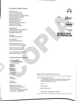 FUNDAÇÃO GILBERTO FREYRE
Realização
Patrocínio
COLEÇÃO BORGES DA FONSECA
Copyright © 2012, Cândido Pinheiro Koren de Lima
L69