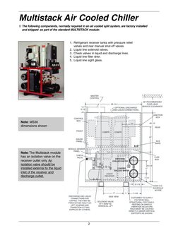 Multistack Air Cooled Chiller Install Guide | PDF | Heat Exchanger | Valve