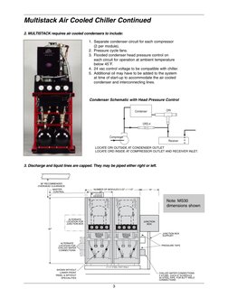 Multistack Air Cooled Chiller Install Guide | PDF | Heat Exchanger | Valve