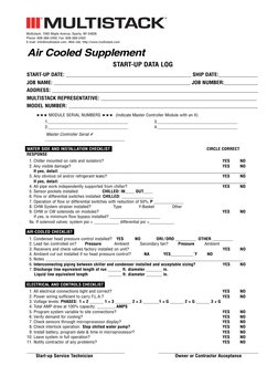 Multistack Air Cooled Chiller Install Guide | PDF | Heat Exchanger | Valve