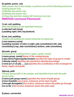 Innovus Command Reference Guide | PDF | Filename | Computing